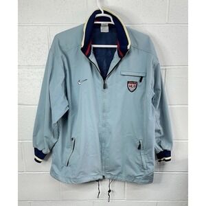 Vintage NIKE US Soccer National Team Jacket Blue / Team Issue / Men's XL